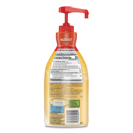 Coffee mate Liquid Coffee Creamer, Hazelnut, 1.5 Liter Pump Bottle, 2/Carton