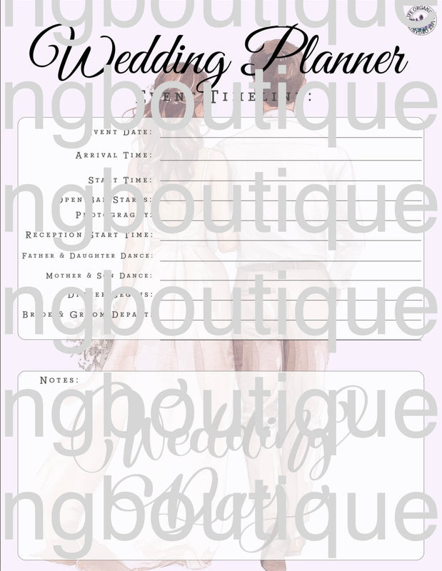 Wedding Planner- Wedding Dress