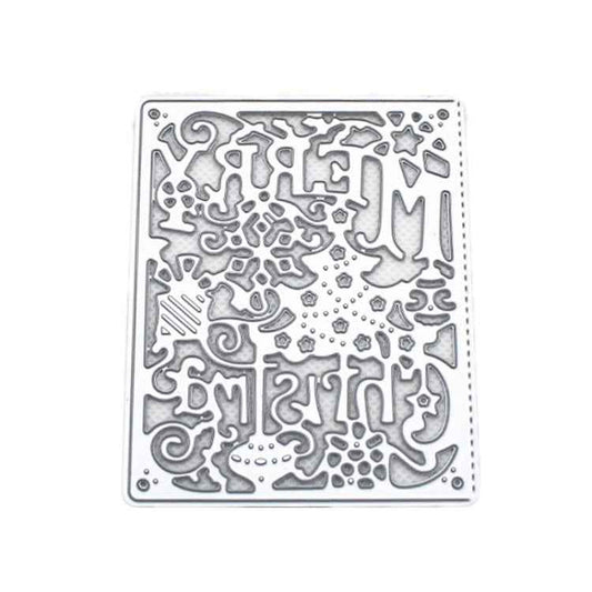 Christmas Alphabet Scrapbook Cutting Die