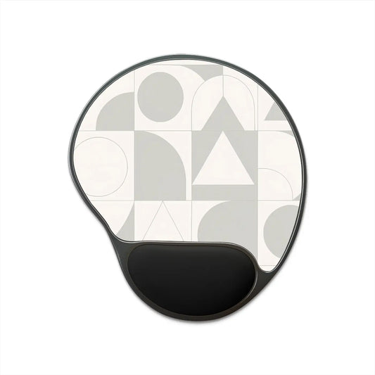 Geometric Mouse Pad - Memory Foam Wrist Rest - DipaliZ