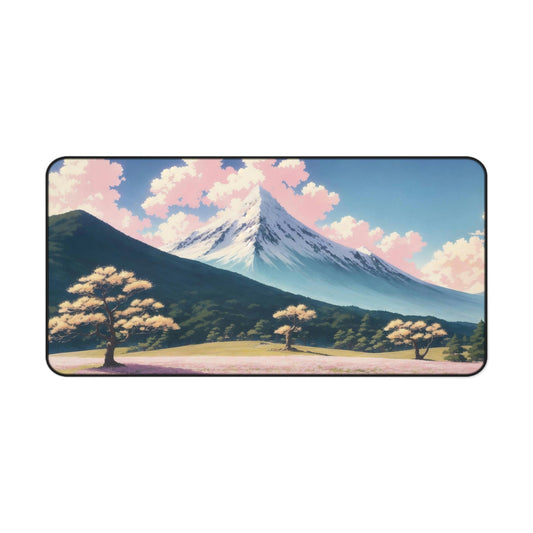 Nature Bonsai Tree Mountain Gaming Desk Mat