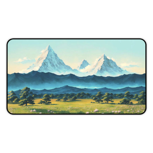 Nature Bonsai Tree Mountain Gaming Desk Mat