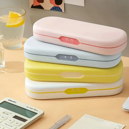 Cute Large Capacity Double-layer Pencil Box for Students