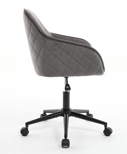 Velvet Office Desk Chair, Modern Home Desk Chair with Wheels , Vanity Chairs for Living Room, Bedroom,Study Room