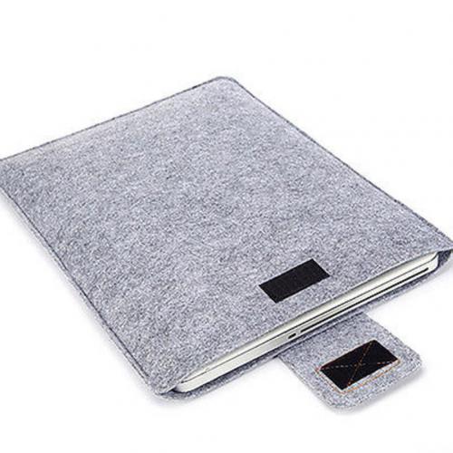 Slim Solid-Color Felt Cover for MacBook Air/Pro