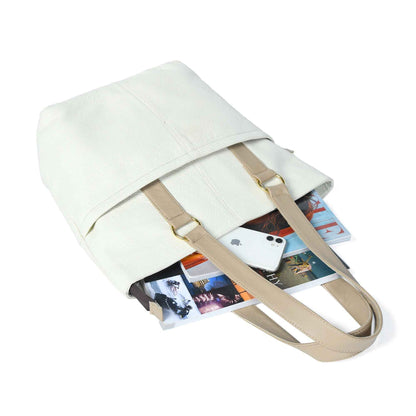 The Ivory Leather Tote