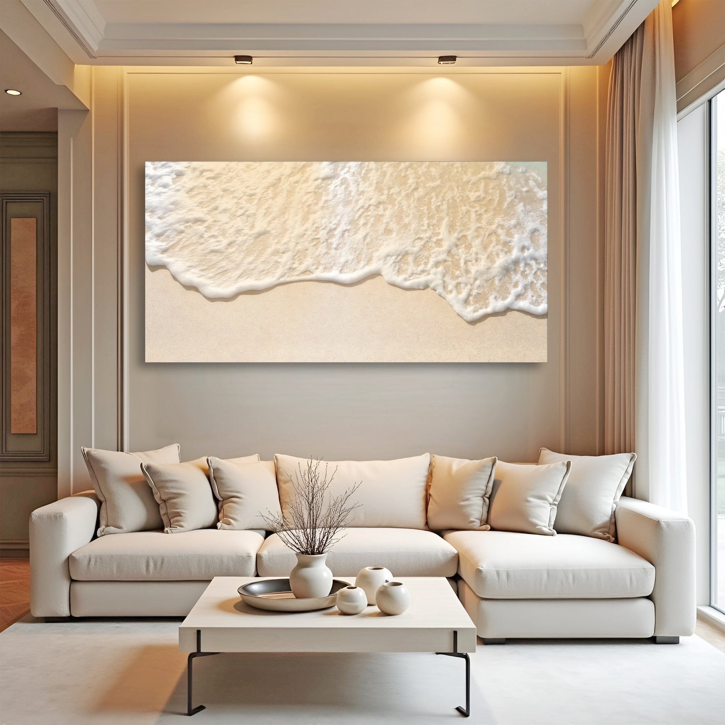 Sandy Waves Wall Art II