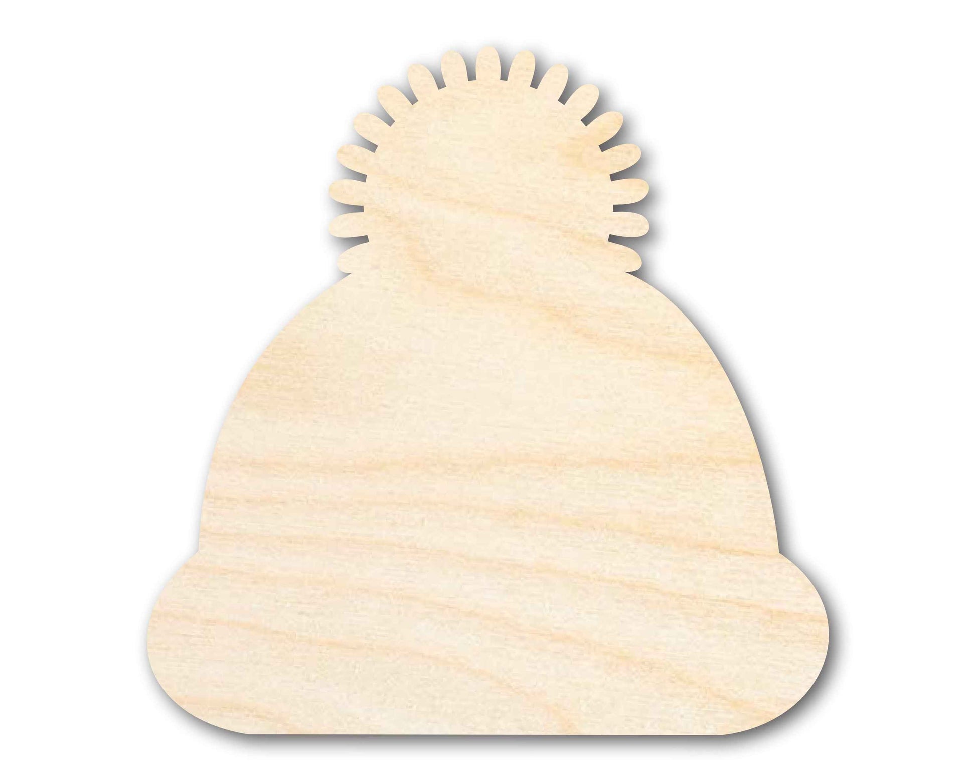 Unfinished Wood Winter Hat Silhouette | DIY Winter Craft Cutout | up to 46" DIY