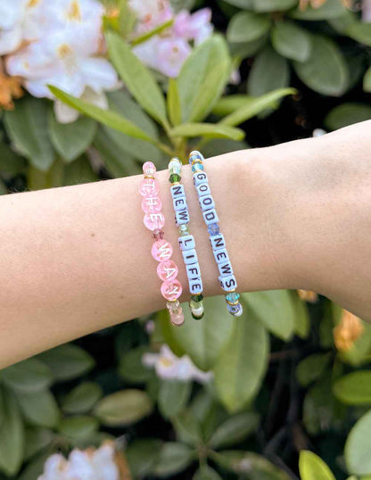 New Life Letter Bracelet