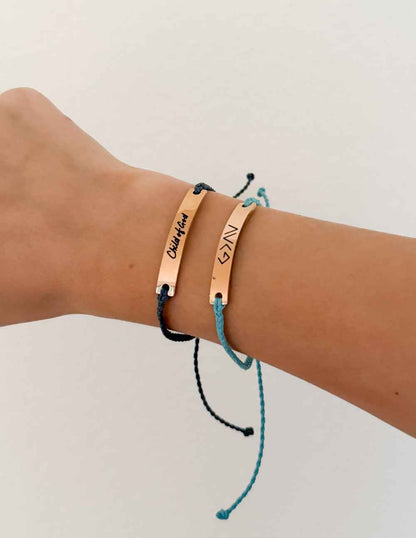 Blue Highs and Lows Bracelet