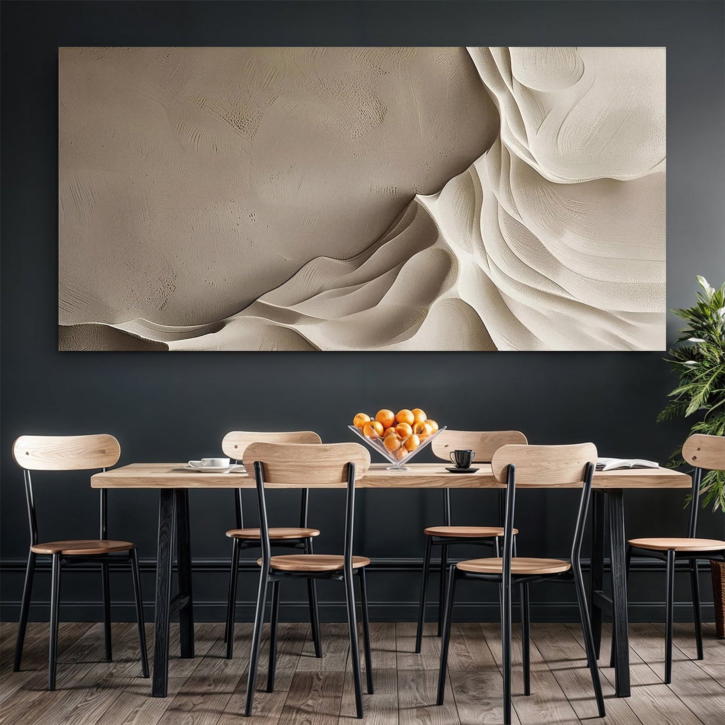 Beige Minimalist Wall Art IV