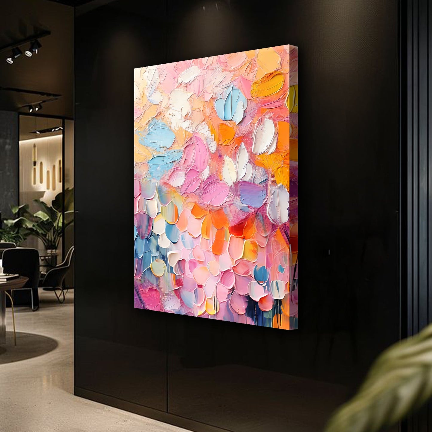 Blooming Rhapsody Abstract Wall Art