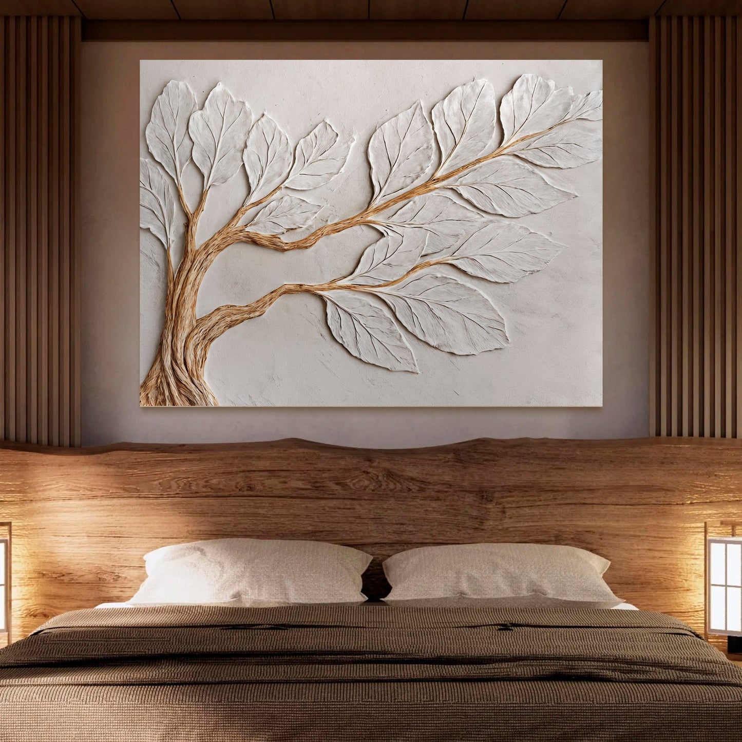 Calm In Ivory Clay Wall Art
