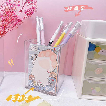 Korean Creative Transparent Pencil Holder for Students
