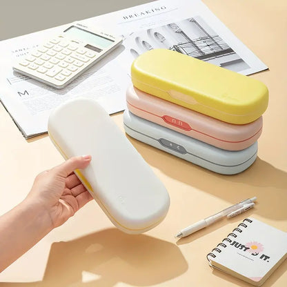 Cute Large Capacity Double-layer Pencil Box for Students