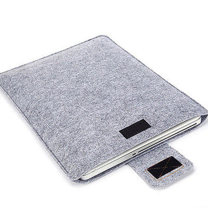 Slim Solid-Color Felt Cover for MacBook Air/Pro