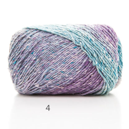Artist Dyed Colorful Yarn for Crochet Scarf & Hat