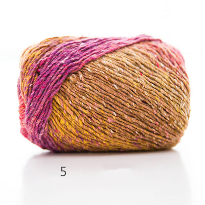 Artist Dyed Colorful Yarn for Crochet Scarf & Hat