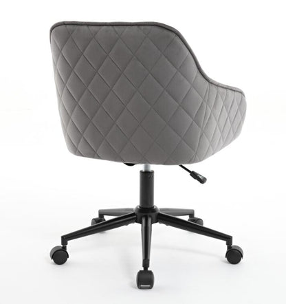 Velvet Office Desk Chair, Modern Home Desk Chair with Wheels , Vanity Chairs for Living Room, Bedroom,Study Room