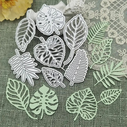 7pcs Leaf Cutting Die for Scrapbooking and Card Making
