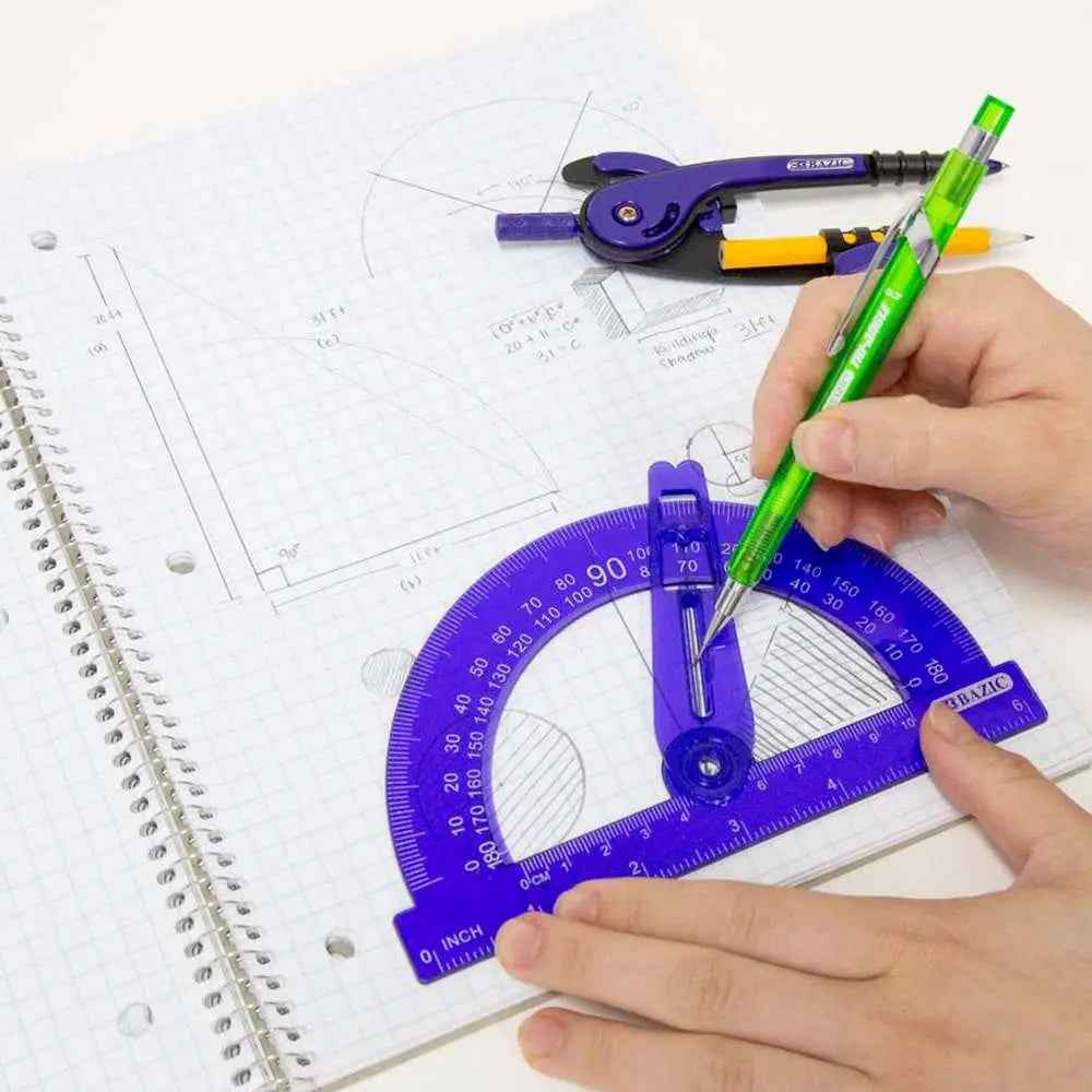 Scale-Arm Compass w/ #2 Wood Pencil – Random Color