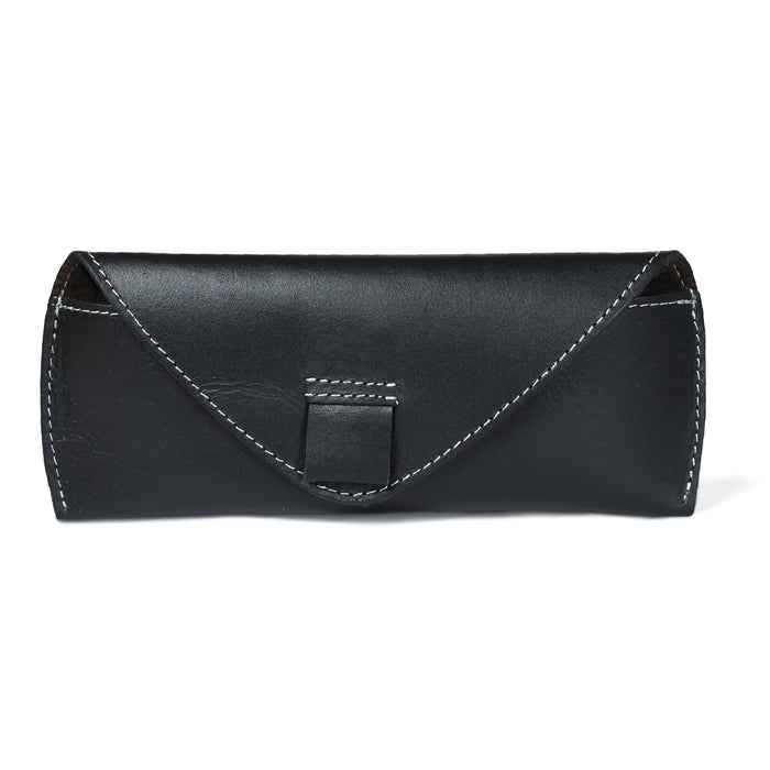 Tan Leather Sunglasses Case