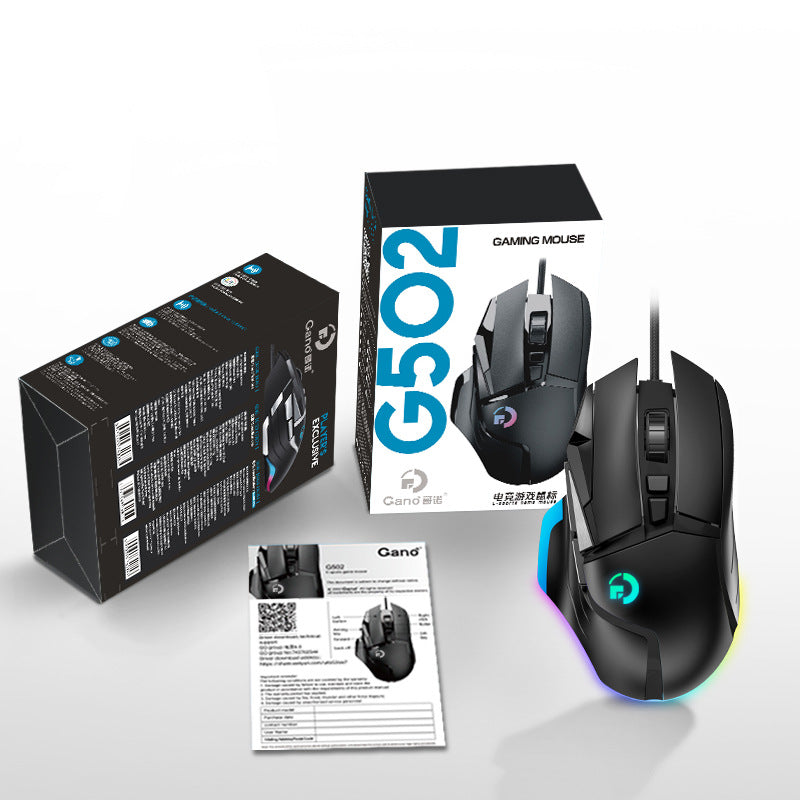 G502 wireless mouse 2.4G dual-mode office computer laptop RGB macro definition eating chicken LOLCF