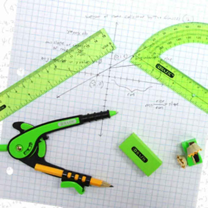 Scale-Arm Compass w/ #2 Wood Pencil – Random Color
