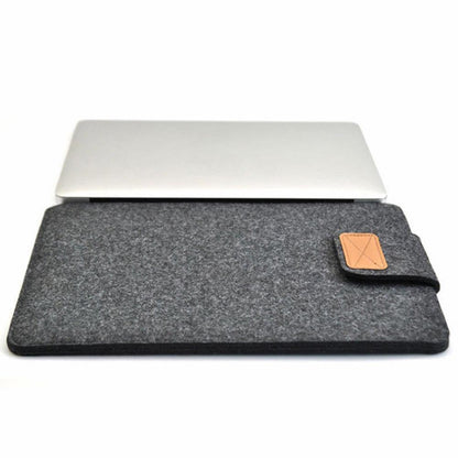 Slim Solid-Color Felt Cover for MacBook Air/Pro
