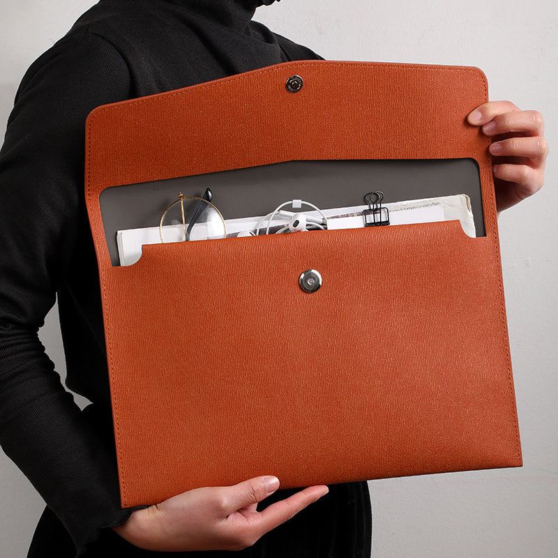 Elegant Multi-Function Double Layer Men's Briefcase