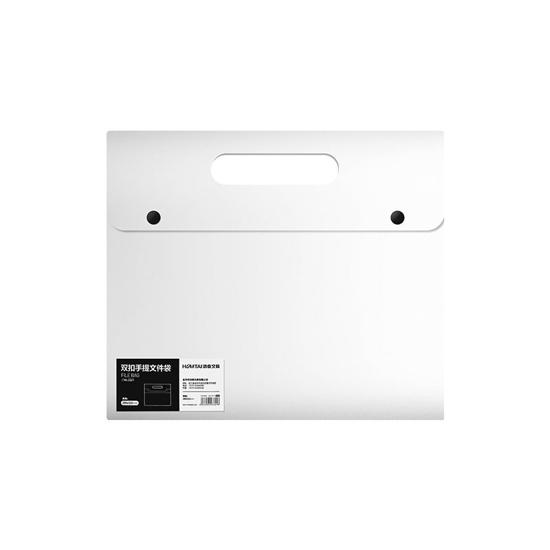 Minimalist Black File Folder for High School Students