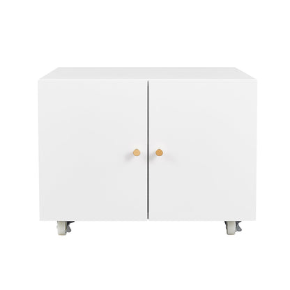 Office furniture Copier Cabinet white mobile pedestal file Printer Stand