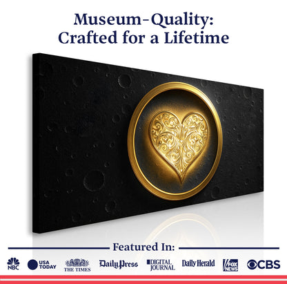 Heart Eclipse Wall Art