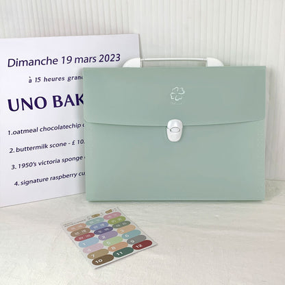 Large Capacity A4 Accordion File Folder for Documents