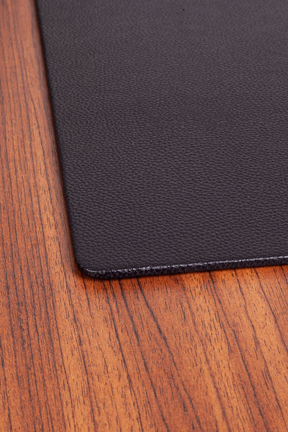 Leather Desk Desk Black 60x35cm