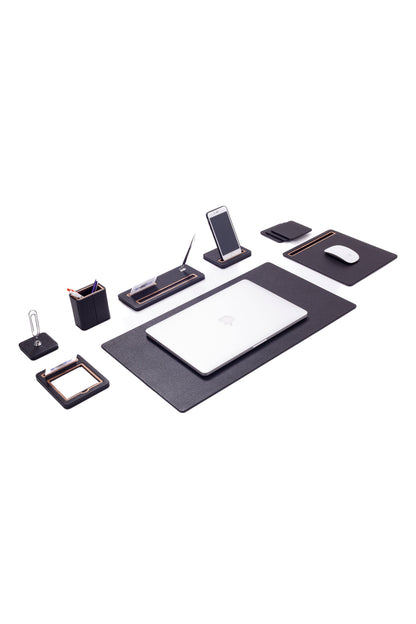 Porto Leather Desk Set 8 Pieces