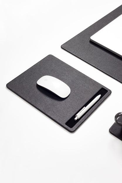 Roma Leather Desk Set Black 9 Pcs.