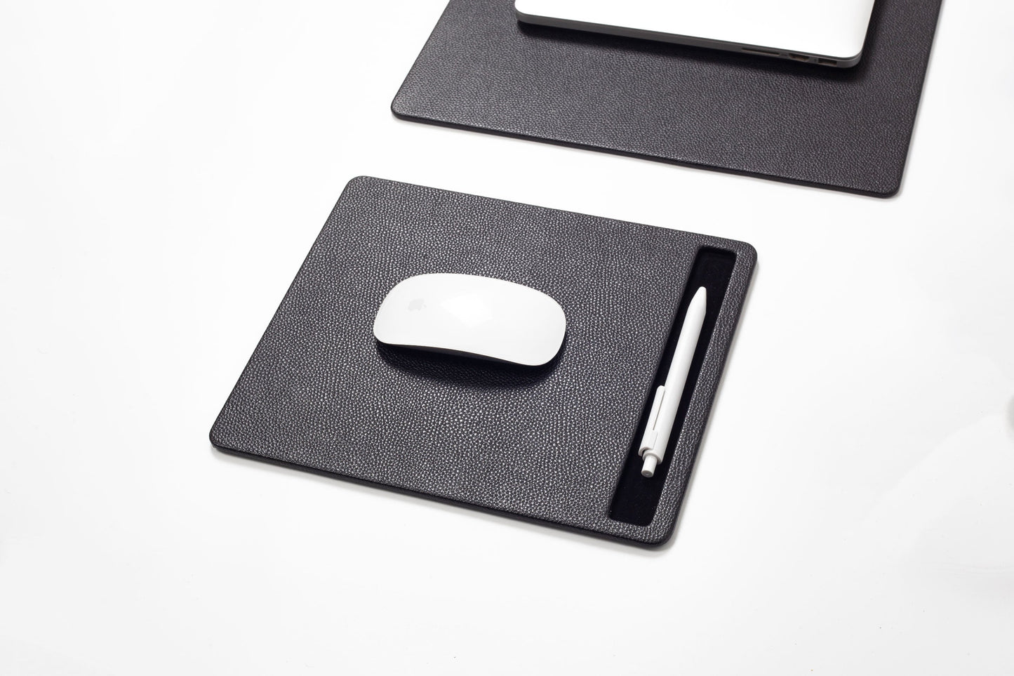 Roma Leather Desk Set Black 10 Pieces