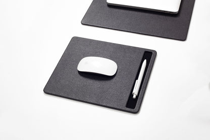 Roma Leather Desk Set Black 10 Pieces