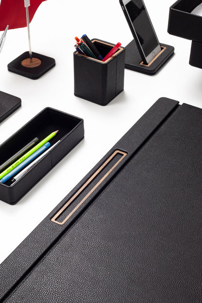 Capella Leather Desk Set Full Set