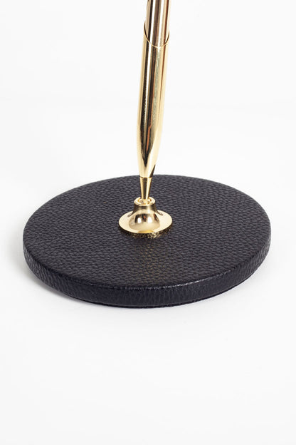 Polo Leather Pen Pad Gold