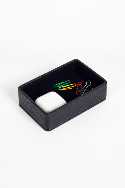 Felix Plus Desktop Leather Organizer Set 3 Pieces Black