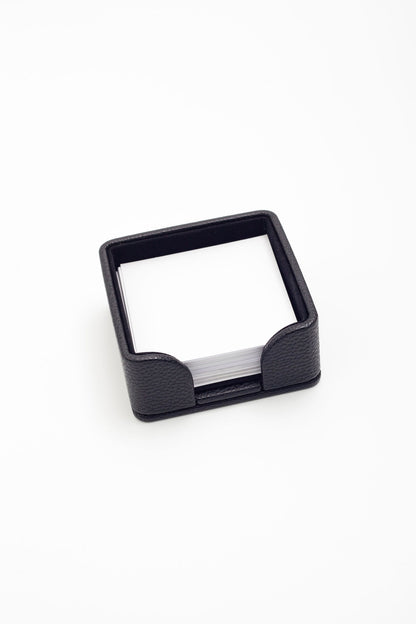 Felix Leather Notepad Black