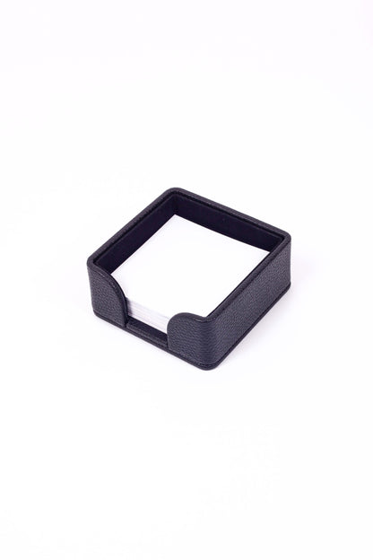 Felix Leather Notepad Black