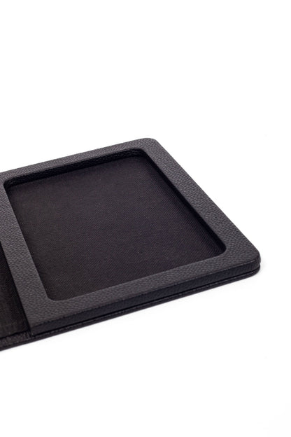 Leather Account Pad Black - Ticket - Account Container