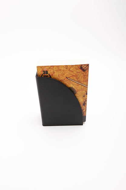 Leather Book Holder Black