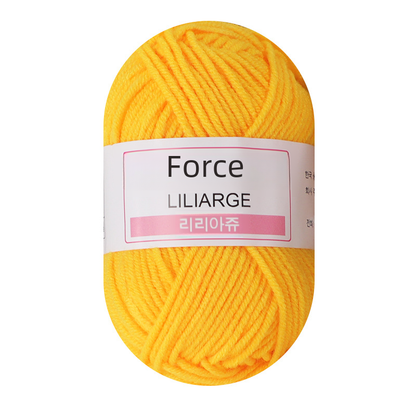 4-Ply Milk Cotton Yarn for Baby Dolls and Crochet