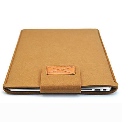 Slim Solid-Color Felt Cover for MacBook Air/Pro