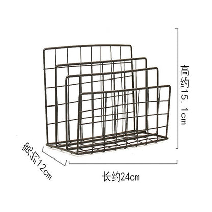 European Style Desktop Book Organizer and Holder