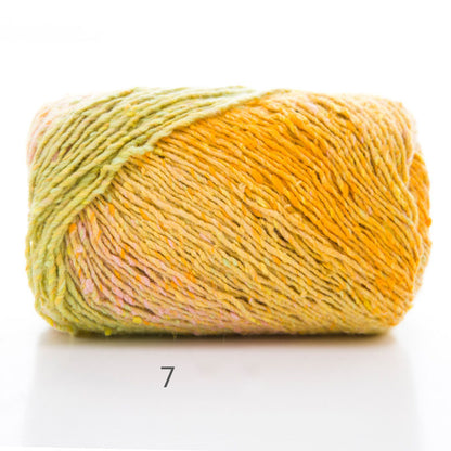 Artist Dyed Colorful Yarn for Crochet Scarf & Hat